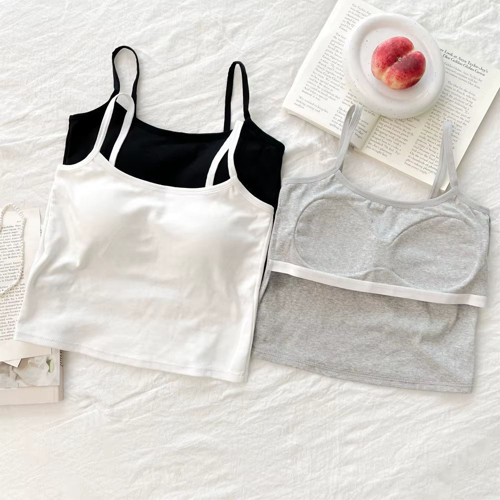 Cap built-in Short Long Crop String Nash Laid Inner sleepless Bra Top No. 147