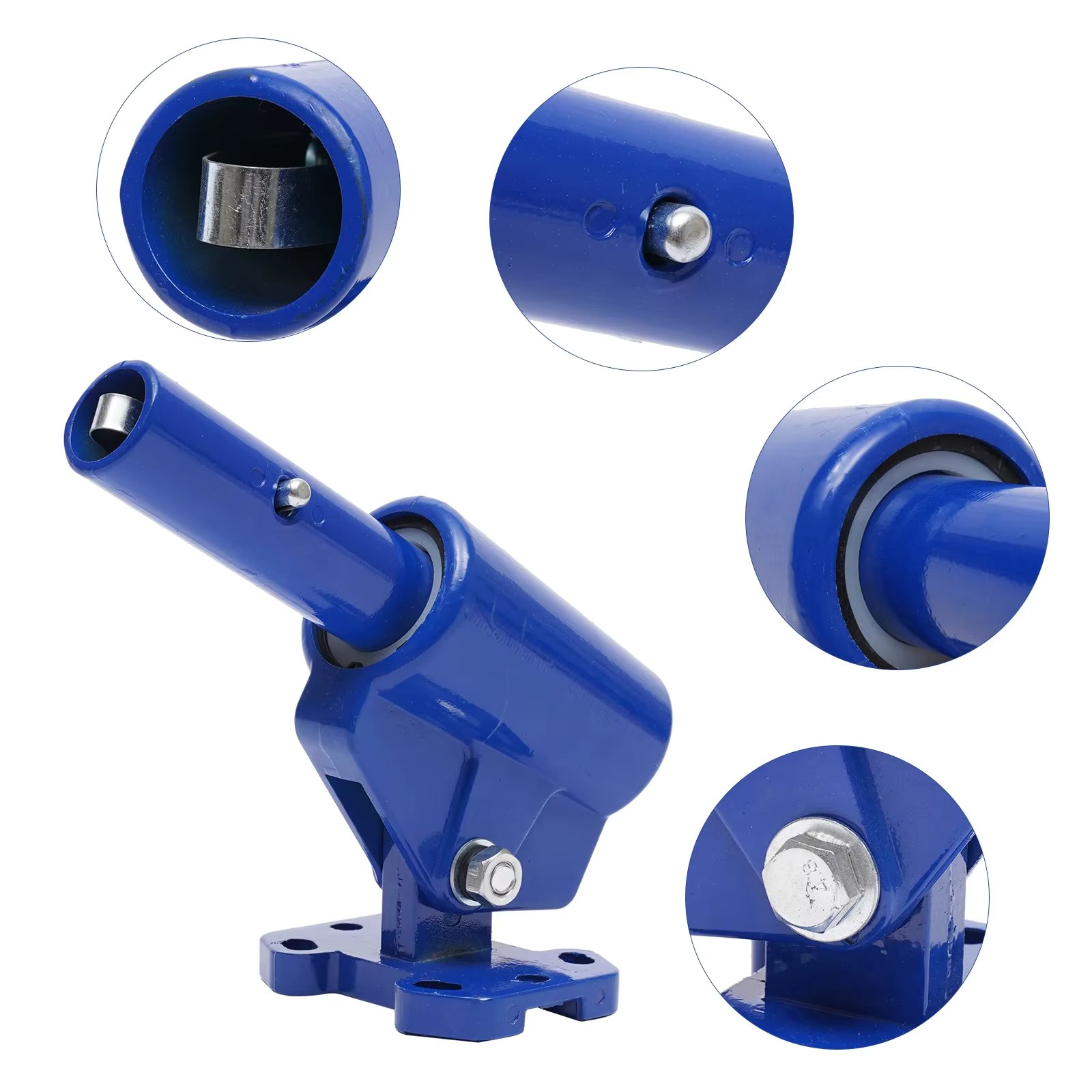 48 x 12" Bull Float Concrete Float, Round End Concrete Float Tool Stainless Steel Bull Concrete Kit W/ 3 Float Handle