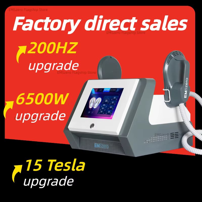 6500W Neo EMSZERO Fat Removal 15Tesla RF Body Sculpt Body Contouring Machine Muscle Stimulation Body Machine
