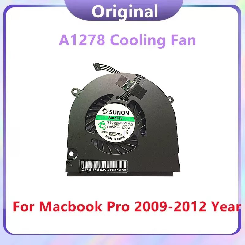 Original Laptop A1278 CPU Cooling fan for MacBook Pro 13" A1278 A1342 Cooler Fan 2008 2009 2010 2011 2012 Year