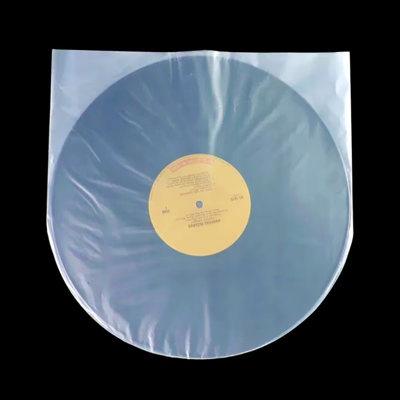 50Pcs 12" Clear Vinyl Record Protecter LP Record Plastic Bags Anti-static Record Sleeves Vinyl Record Inner Film Bag