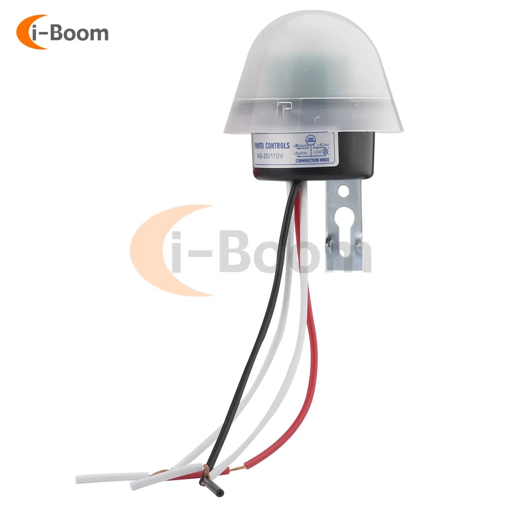Waterproof Sensitive Auto Photo Switch AS-20 DC 12V AC 110V 220V 10A On/Off Photocell Street Light Switch Sensor Switch Tools