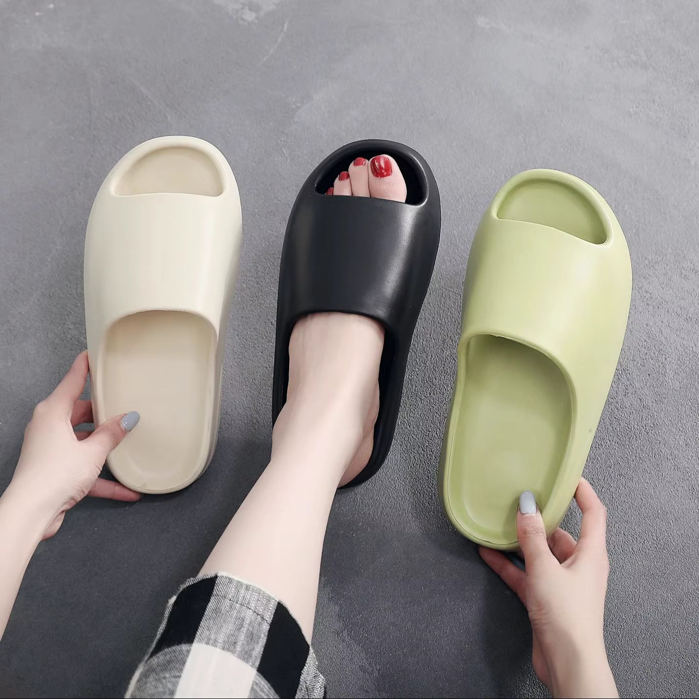 Summer Beach Ourdoor Slides Ladies Slipers Platform Mules Shoes Woman Flats 2022 New Men Fashion Slippers Indoor Household