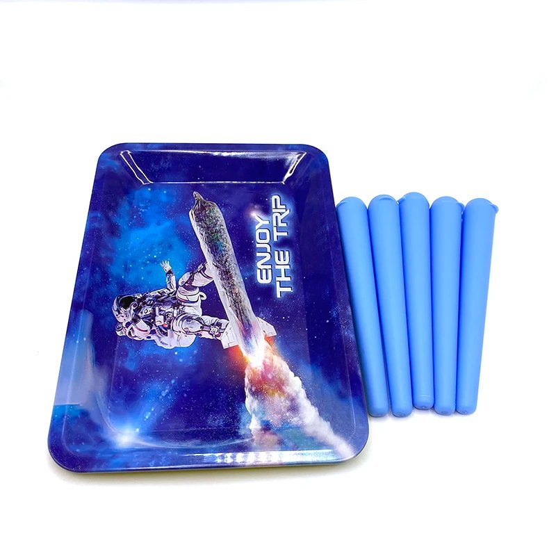 5pcs blue tube
