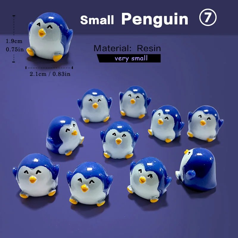 10pcs Fat Penguin