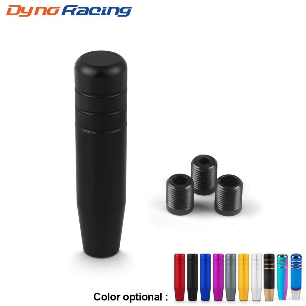 13CM Aluminum Gear Shift Knob Racing Car Universal Manual Transmission Shifter Lever Knob With three adapters