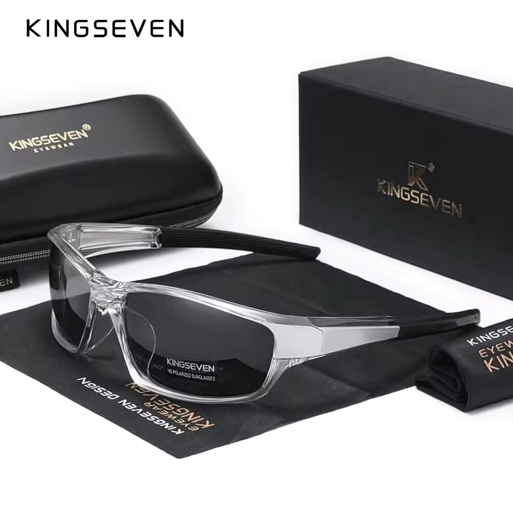Genuine KINGSEVEN New 2024 Design Men's Sports Polarized Sunglasses Women UV Lens Travel Fashion Eyewear