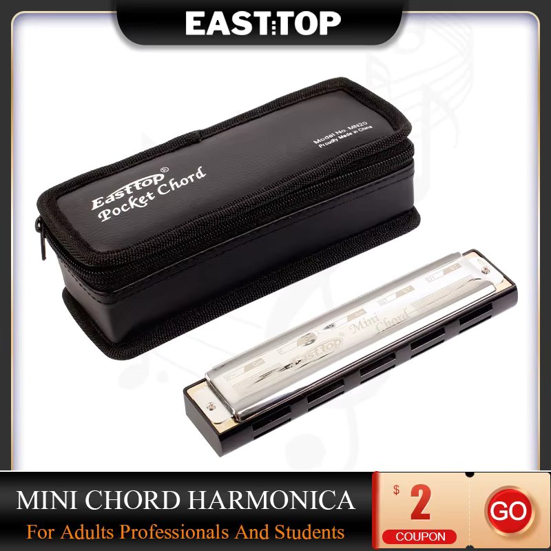EASTTOP MN20(T2-2) Mini Chord Harmonica High Quality Harmonica With Very Good Sound For Adults Professionals And Students