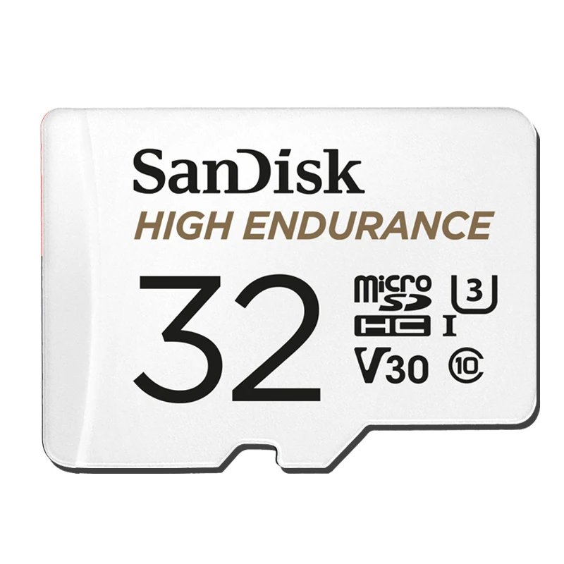 SanDisk MAX ENDURANCE Micro SD Card 32GB 64GB 128GB 256GB High-speed Reading and Writing Video Surveillance U3 V30 4K for Drones