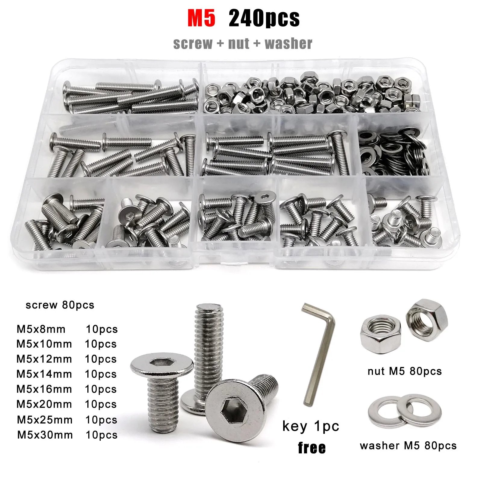 M5 240pcs