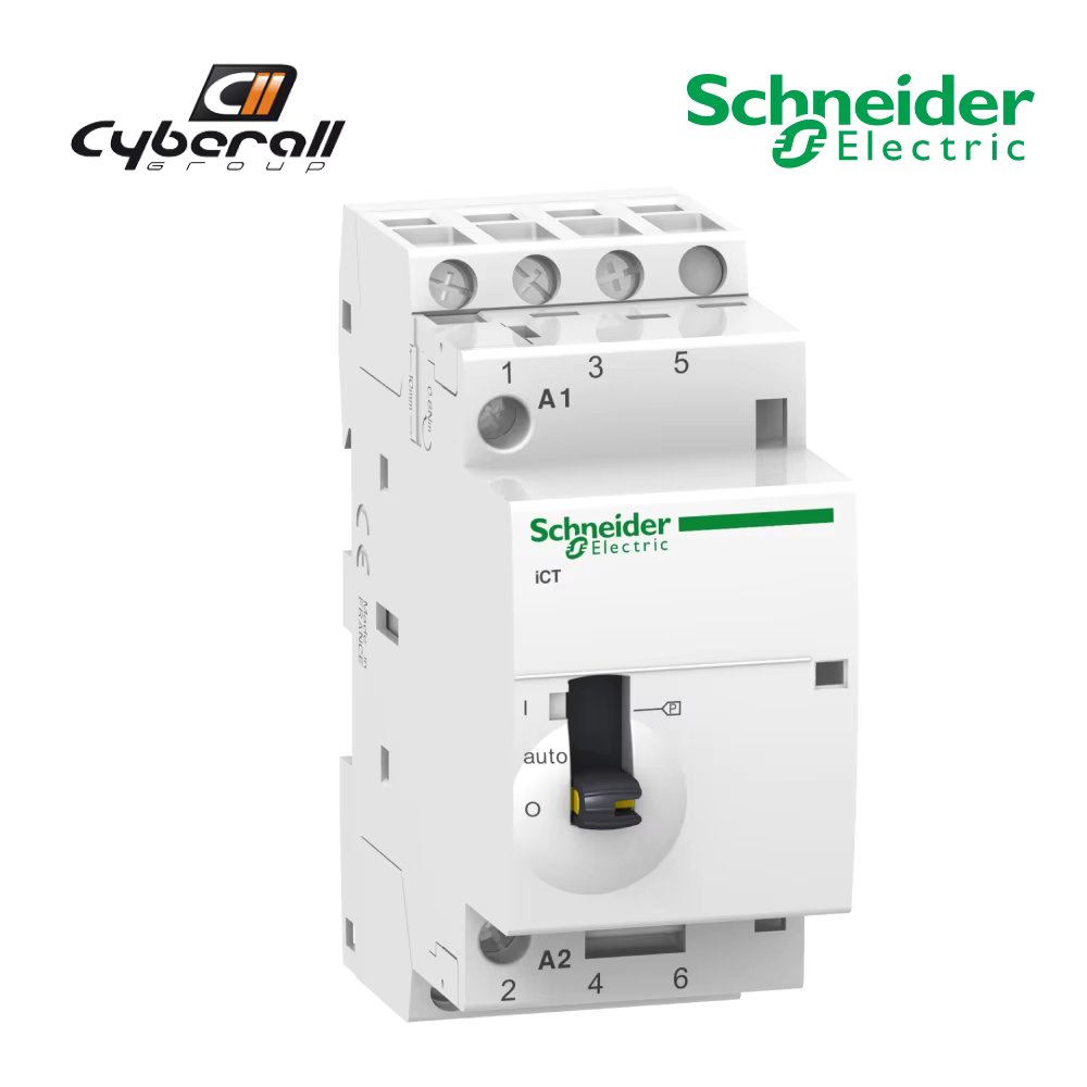 Schneider Electric-Cyberall-Contactor connector range Acti9 iCT + 3 pole 3NA 9A 220-240V AC reference: A9C21833