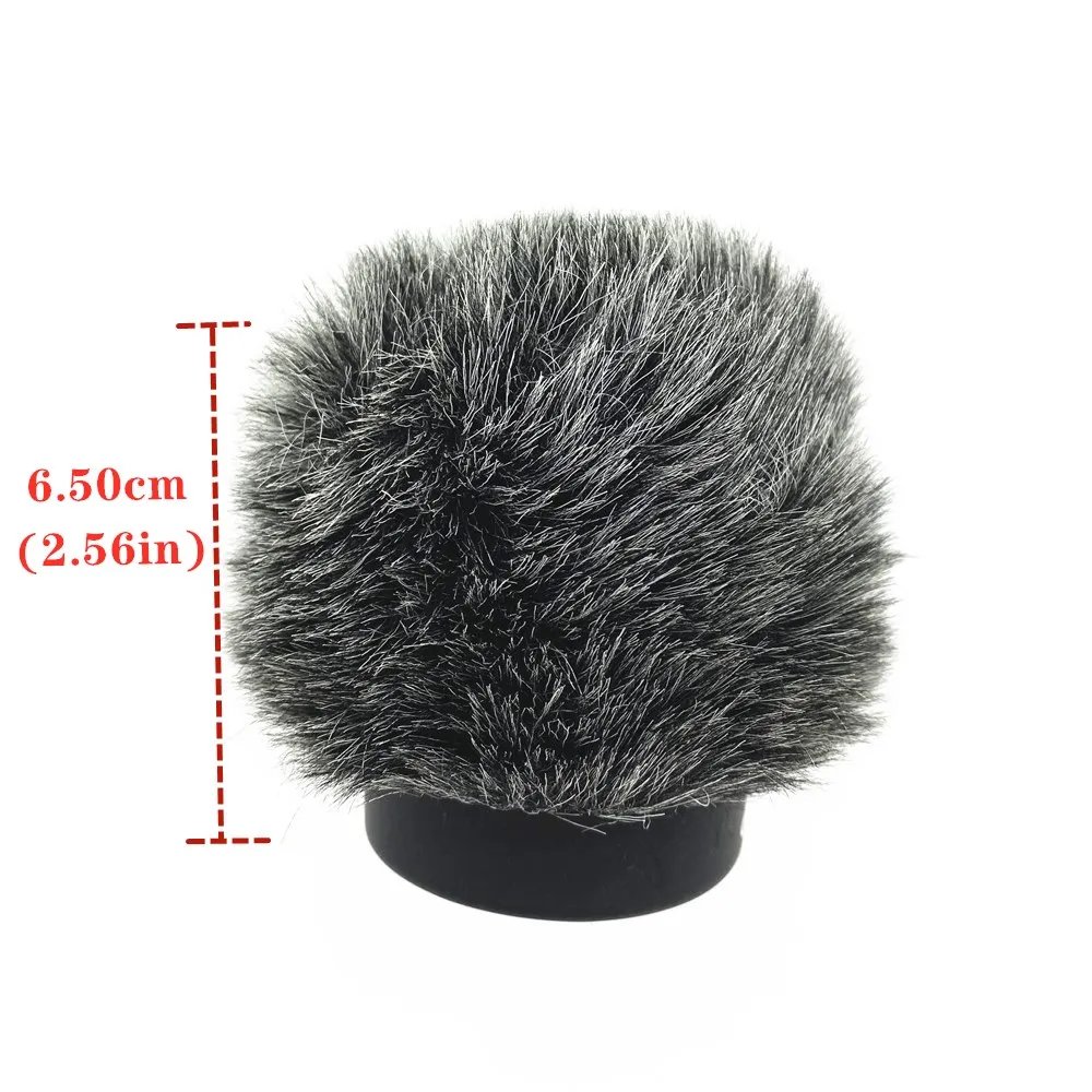 Dead cat Slip-on Windshield Integral Microphones Fur Cover For Interview Microphone Outdoor Shooting Mic Furry Windshield Cover