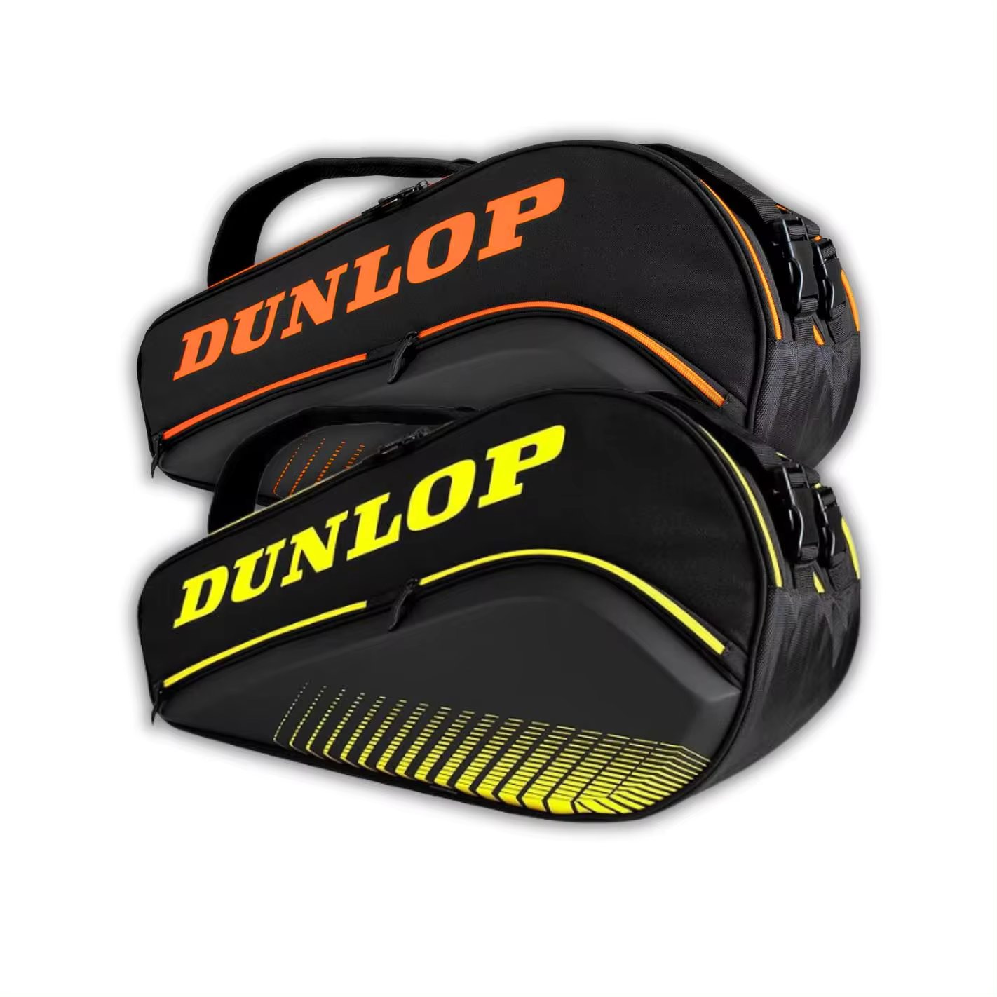 Paletero Dunlop Elite Premium Black - Orange /Yellow thermal compartment/ventilated shoe compartment/rigid compartment