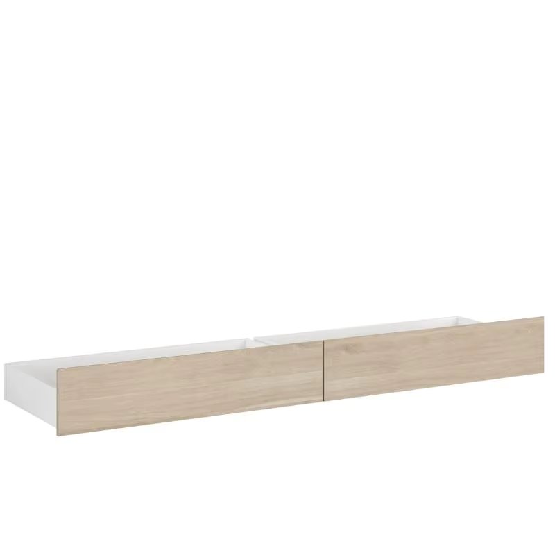 199x22x51 cm Set 2 drawers for Eik youth bed in Japanese Oak