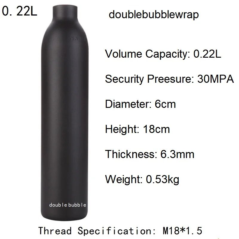 0.22L Aluminum Tank