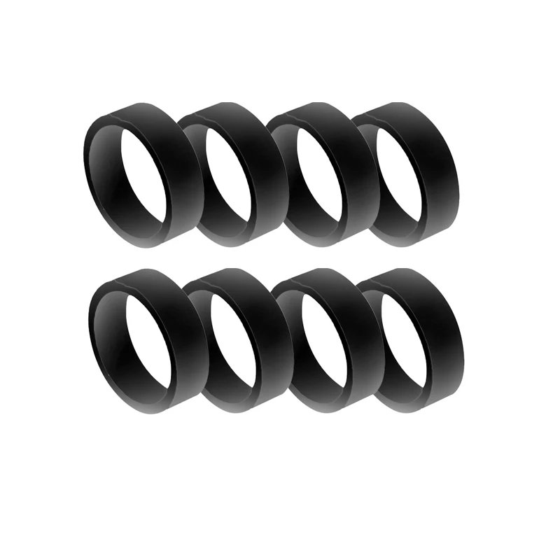 8pcs black