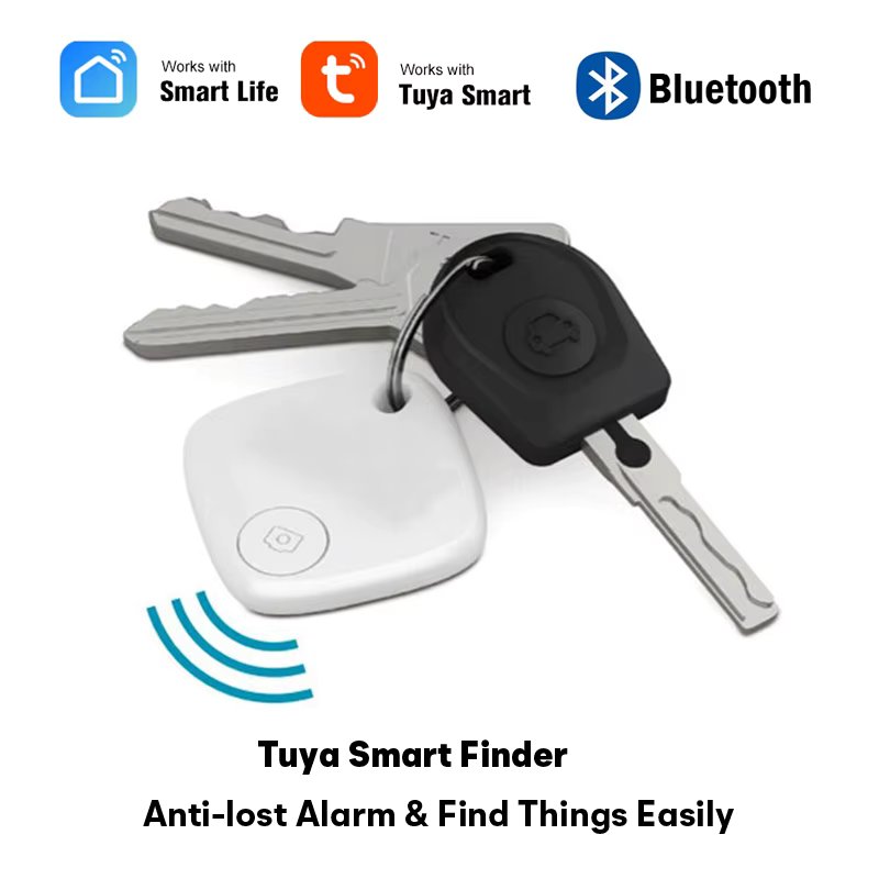Tuya Smart Anti-lost Alarm Bluetooth Mini Tag Wireless Tracker Location Record Key Wallet Luggage Bag Pet Finder
