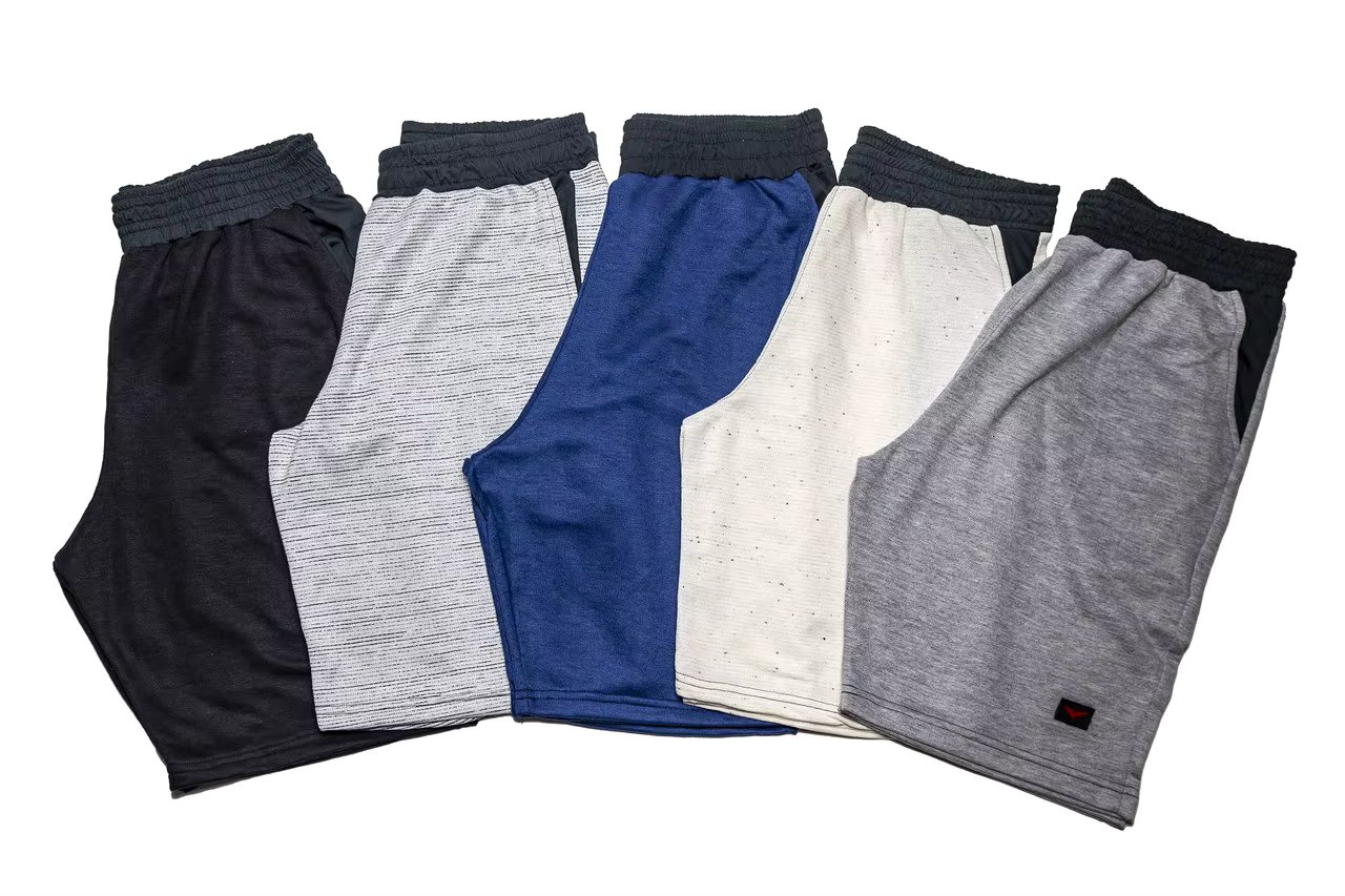 Kit 5 Bermudas de Moletom Reffine