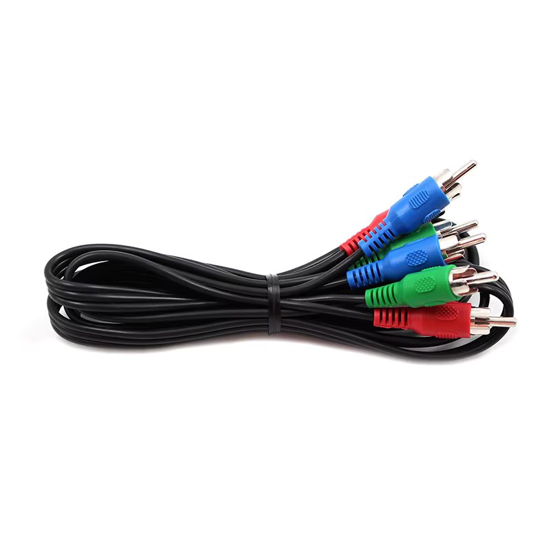 1pcs  Component RGB Ypbpr HD Video Cable For DVD 5 FT 1.5M