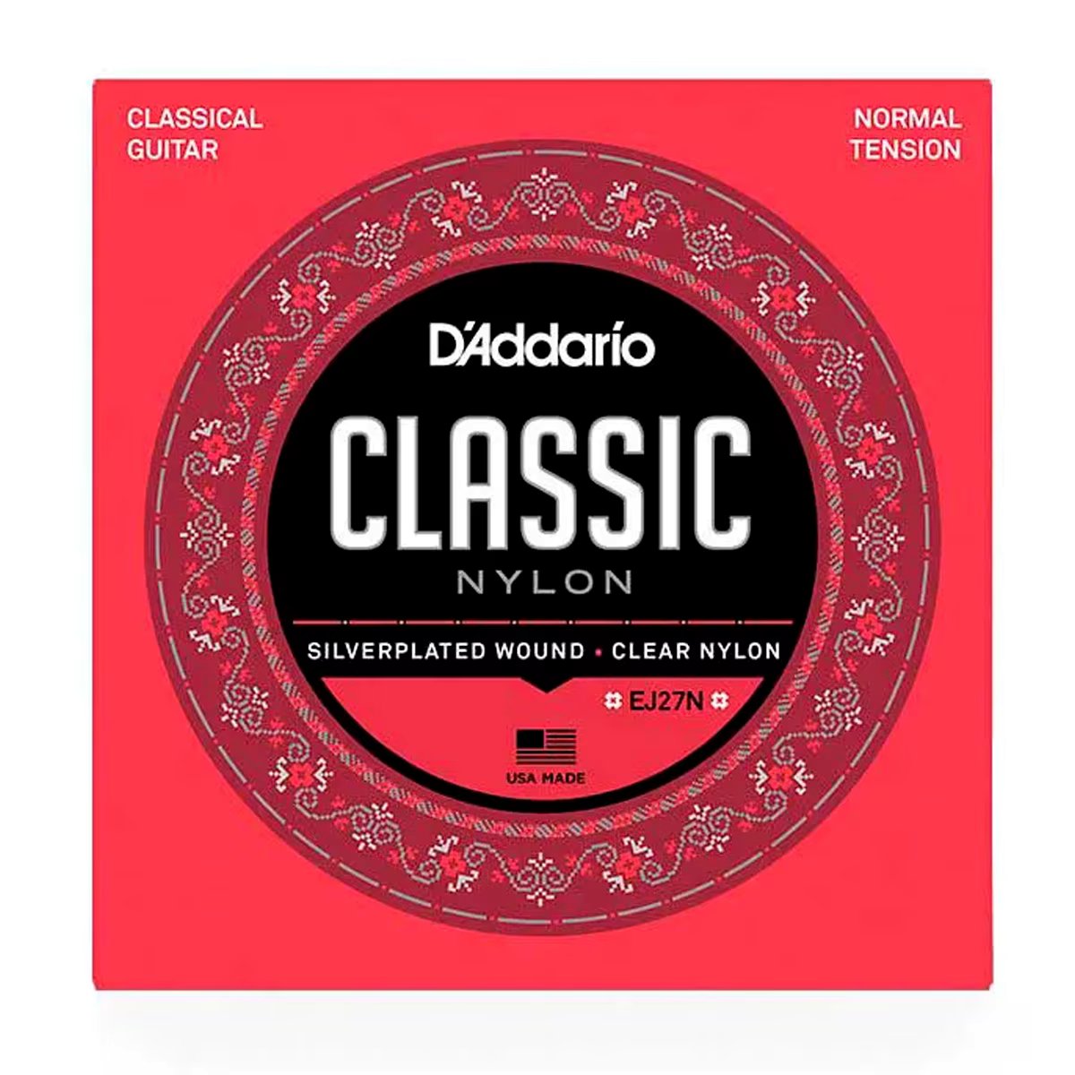 Cording For Guitar Nylon D'ddario EJ27N Normal Voltage