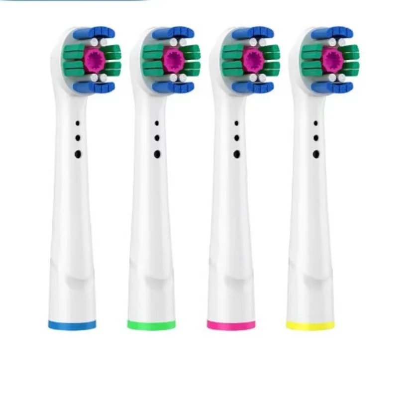 4/16Pcs Replacement Brush Heads for Oral B Electric Toothbrushes Floss Cross Action 3D Pro White Precision Standard Daily Clean