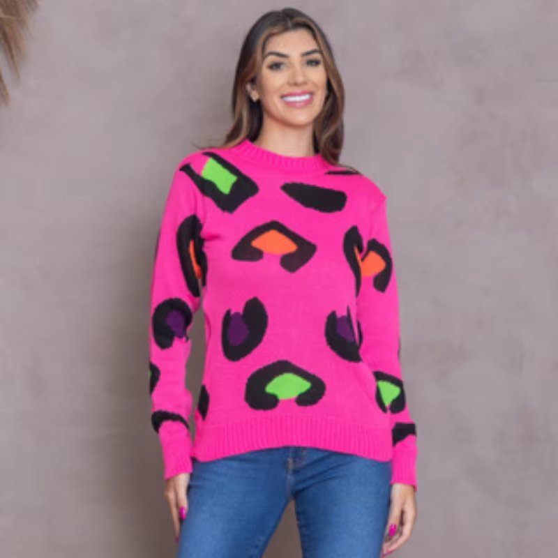2023 Winter Fashion Tricot Colorful Ounces Blouse