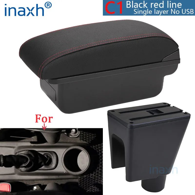 C1 Black red NO USB