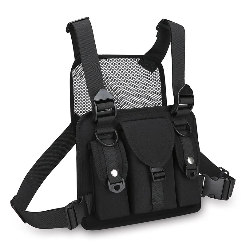 Men's Waist Pack Vest Bag Light Oxford Men Backpack Shoulder Bag Fashion Casual Men Bag Chest Pack Bandoleras Para Caballero SAC