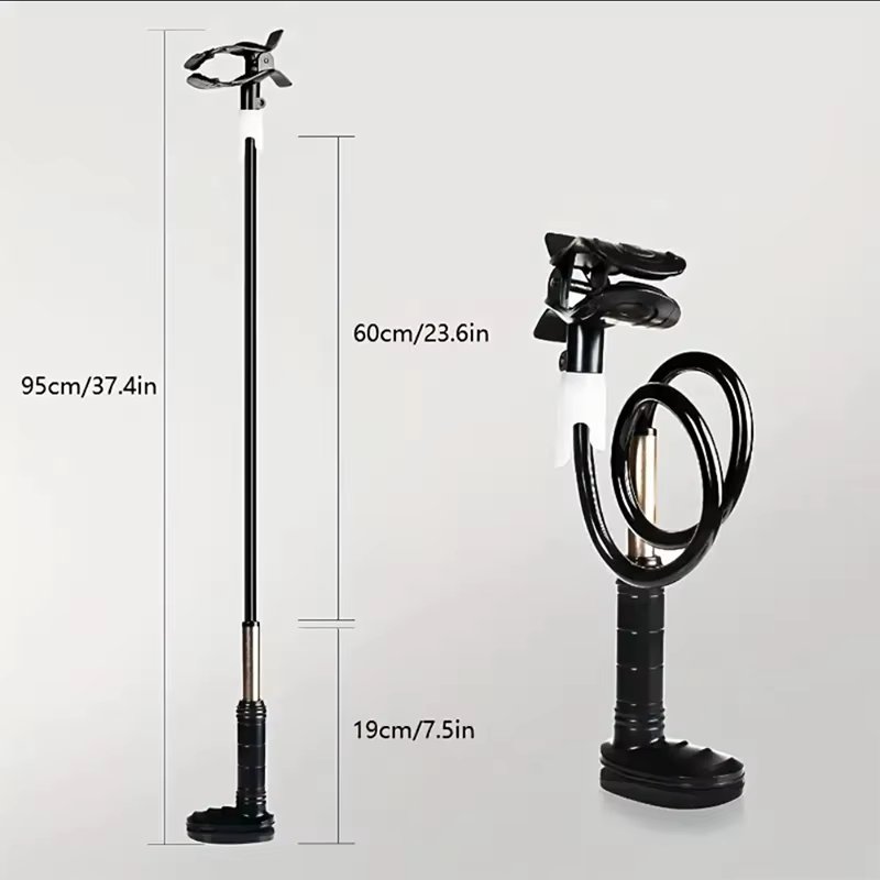 BMC CPAP Hose Holder Mask Holder With C-shaped Clip 360° Rotation Adjustable Height Prevent Condensation From Accumulating