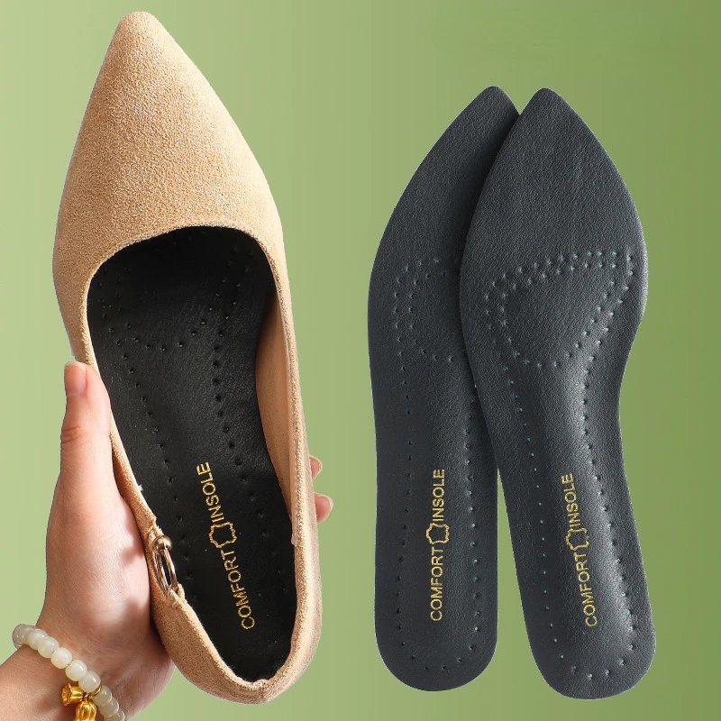 Self-adhesive Women Sandal Insoles Antislip Soft Bottom Breathable Sweat-absorbent Deodorzation Pumps Insoles Sole Stickers Pad