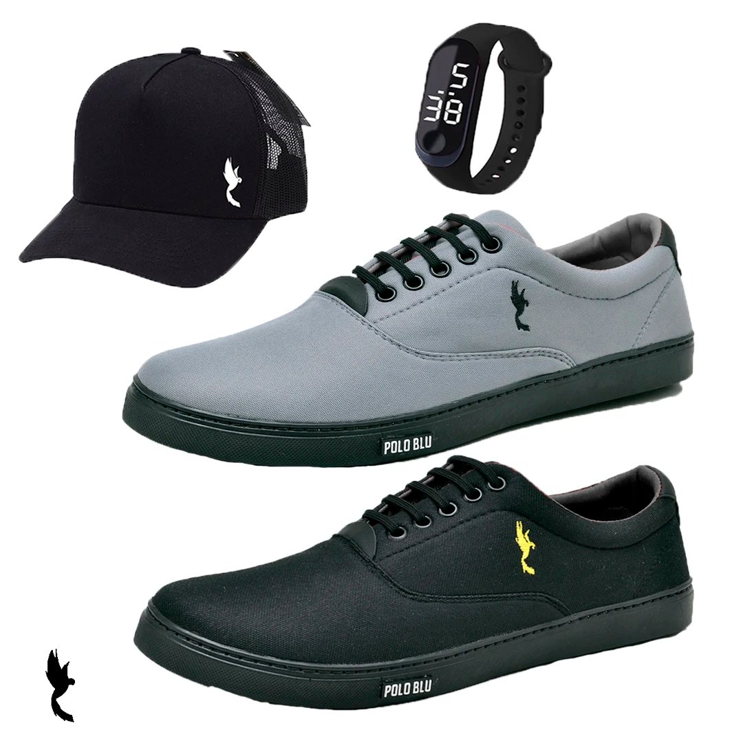 PRETO / CINZA