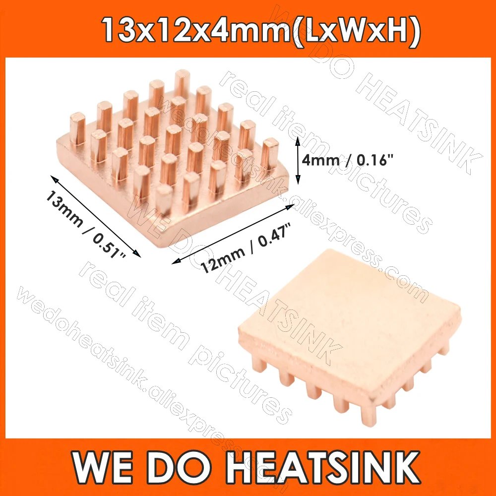 13x12x4mm (No Pad)