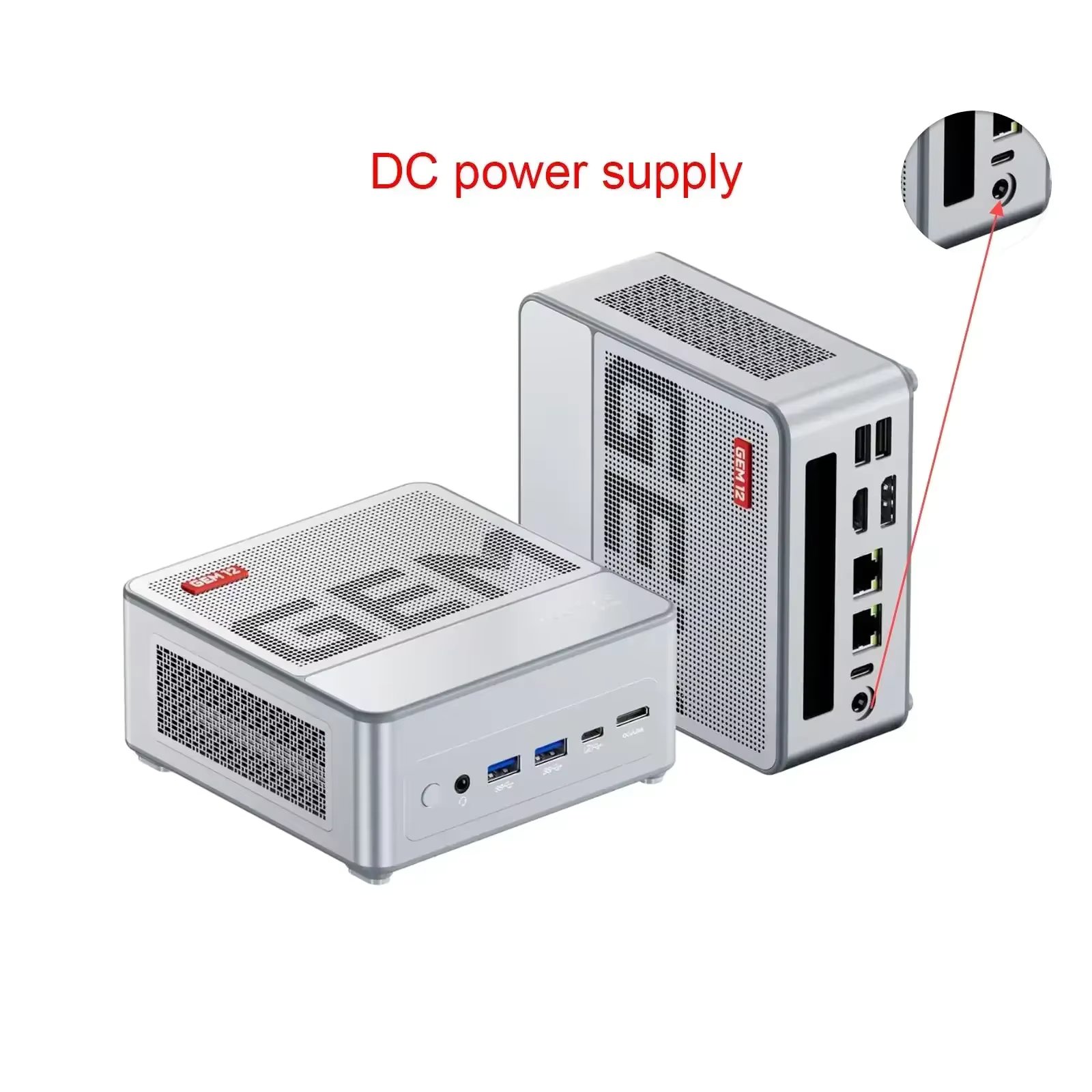 Chatreey GEM Mini PC R7 8845HS 7840HS 780M R9 6900HX 680M Gaming Desktop Computer with WiFi 6/Bluetooth 5.2/OCuiLink/HDMI/USB 4