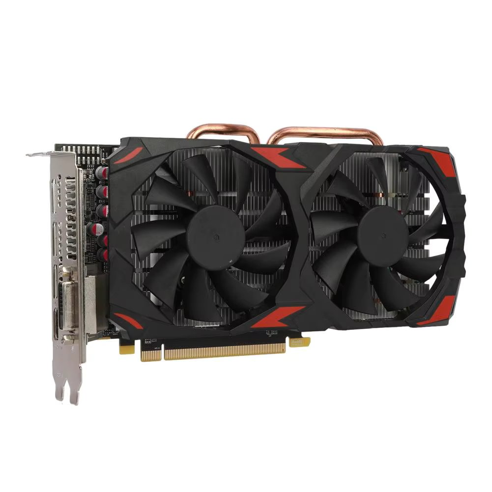 RX580 8G 256Bit Graphics Card GDDR5 Memory Video Gaming Card Dual Cooling Fan PCIE3 0x16 for Desktop Computer Card