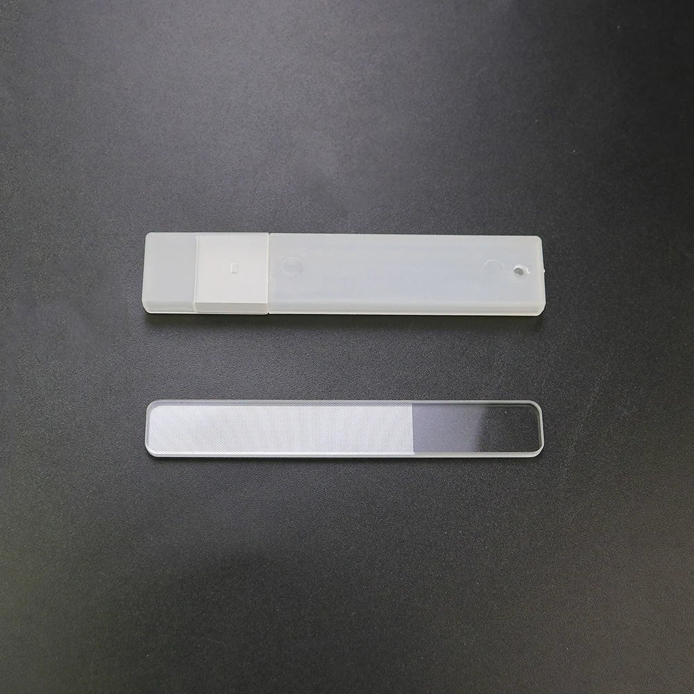 Silicone world Nano Glass Nail File Polishing Files Nails Grinding Equipment Manicure File Transparent Sanding Polishing Files