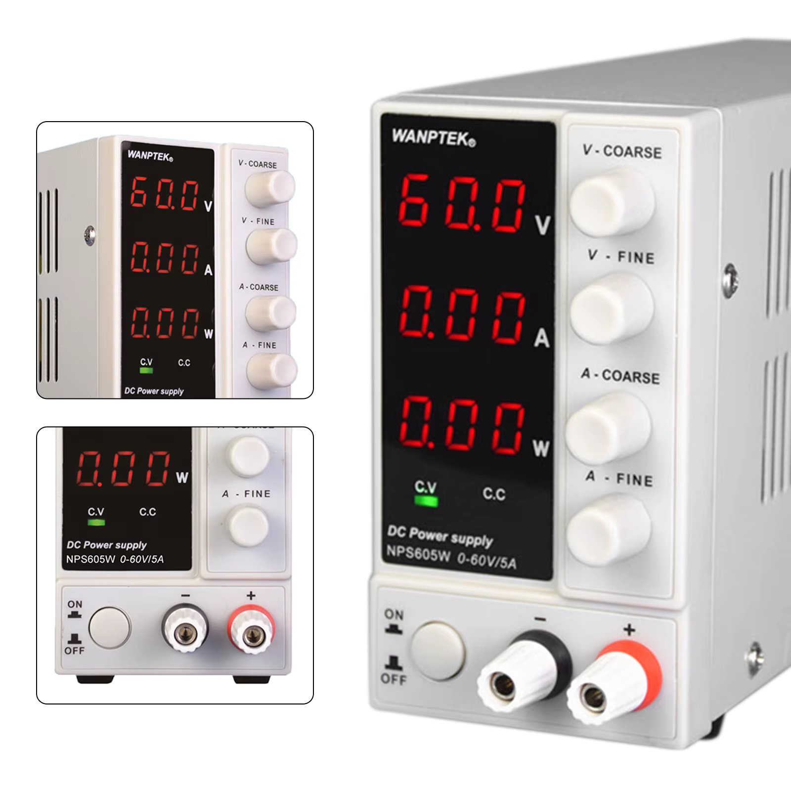 Digital Adjustable DC Bench Power Supply 0-60V 0-5A Intelligent Regulate Output Laboratory  Voltage Regulator Current110V/220V