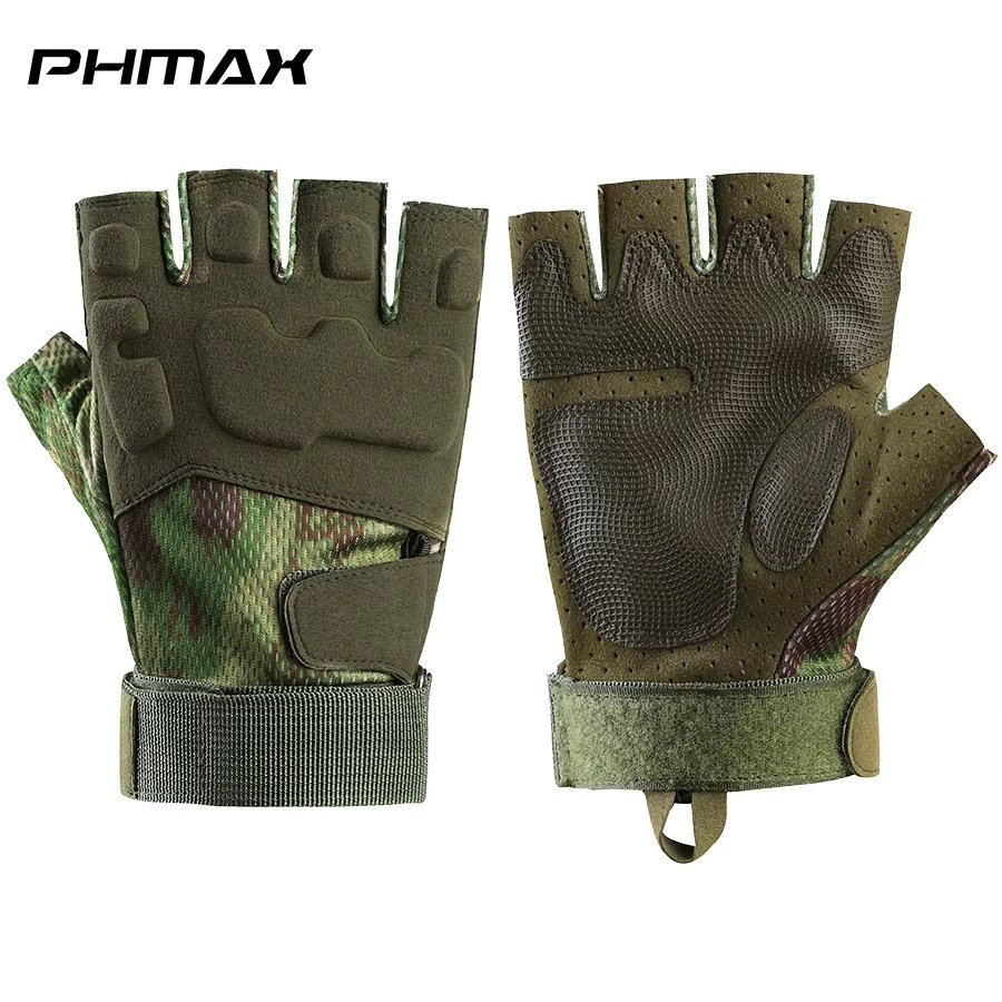 PHMAX Spring And Summer Thin Half Finger Tactical Training Gloves Sports Fitness Cycling Outdoor Hiking Fitness Gloves