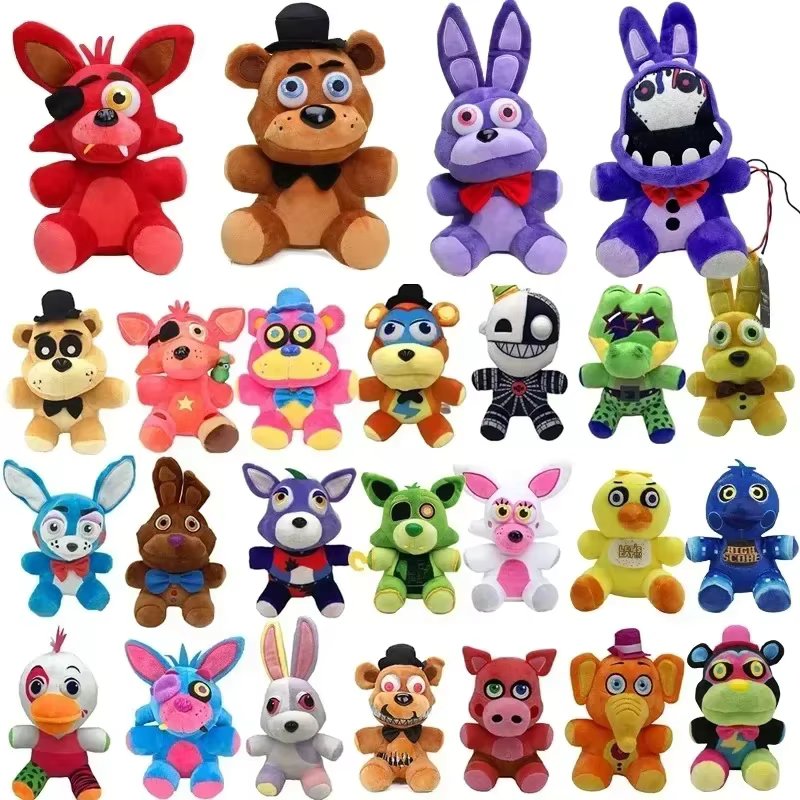 Five Night At Freddy Fnaf Cute Plush Toys Game Doll 18CM Bonnie Bear Foxy Cartoon Stuffed Dolls Freddy Toys For Children Gifts