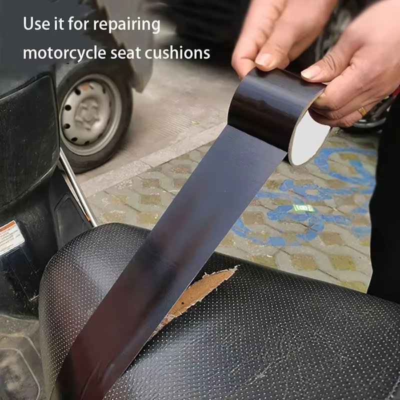 Black Cloth-based Adhesive Tape Is Used For Cushion Repair Leather Seat Sofa Leak Repair Leather Wear-resistant Repair Tape