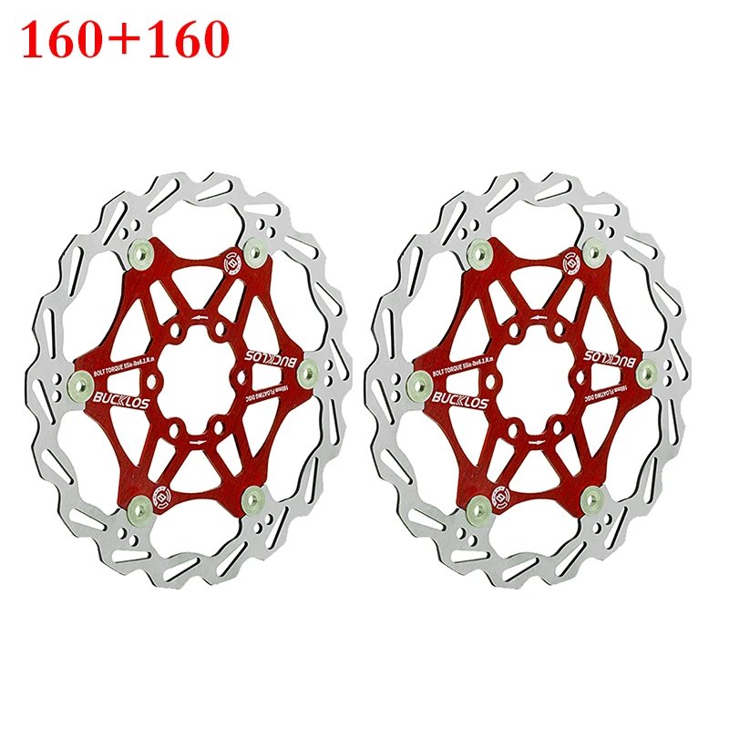 2PC 160-160mm Red