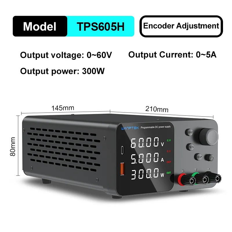 60V 5A Black