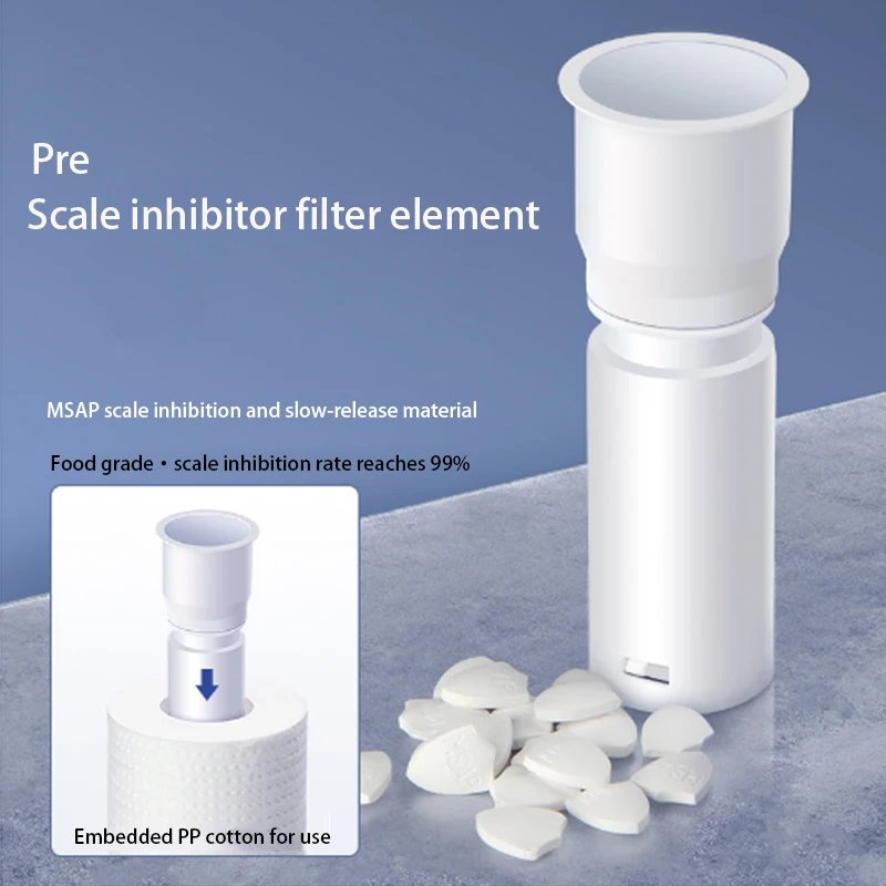 Water purifier pre-scale filter Embedded FOF scale-inhibiting inner core water softening scale removal extend RO membrane life