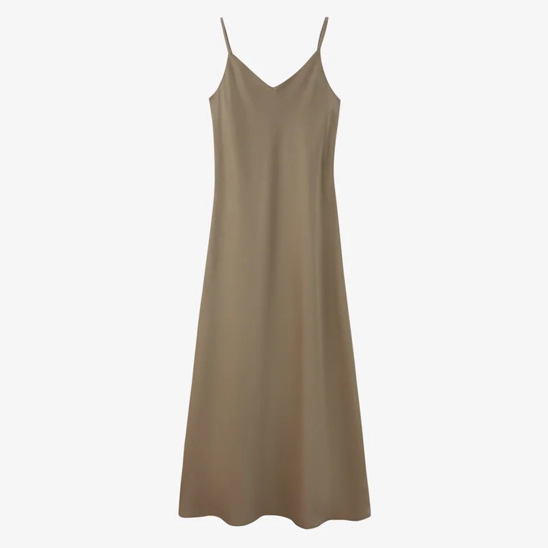 Light olive dress