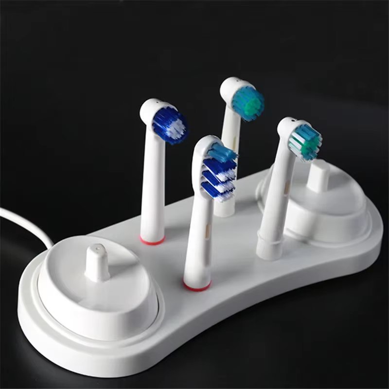 Electric Toothbrush base stand support brush head holder, oral B electric toothbrush, bathroom tools, charger hole