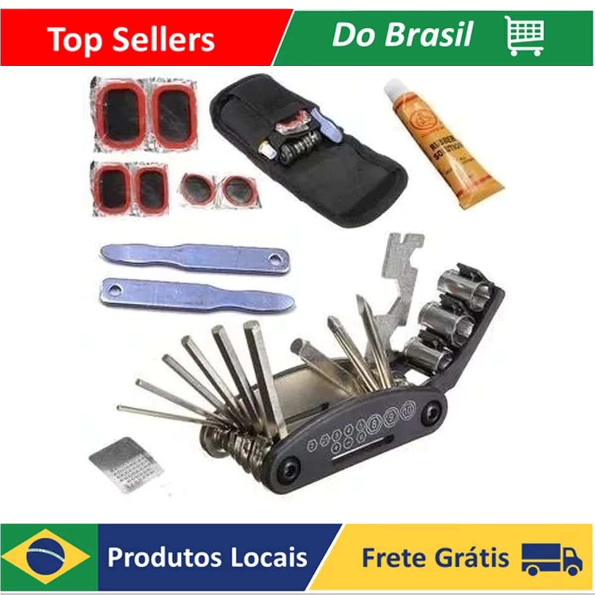 Bike Bicycle Repair Tool Kit Wrenches Tire Chain D280 Luuk Young