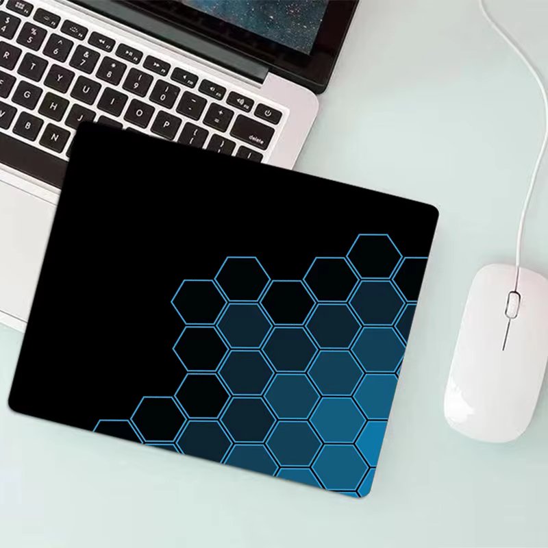 Anime Hexagonal Honeycomb Mouse Pad Gaming Accessories Gabinete PC Gamer Computer Keyboard Desk Mat Rubber Laptop Small Mousepad
