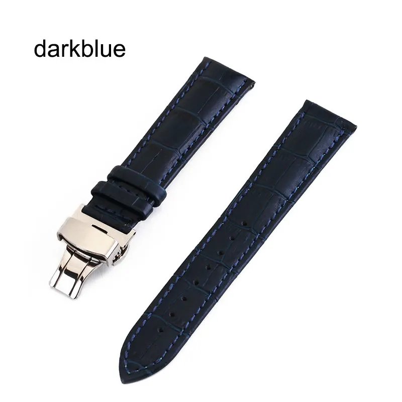 UTHAI Z09 plus Leather Watchbands 12-24mm Universal Watch Butterfly buckle Steel Buckle Strap Wrist Belt Bracelet + Tool