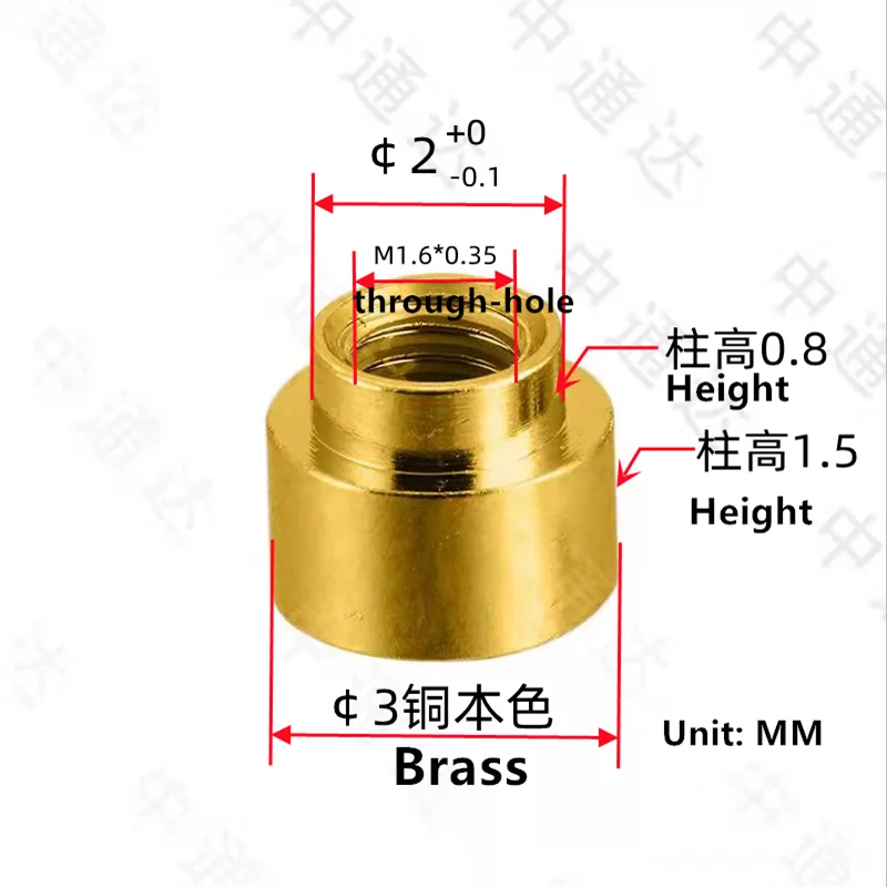 M1.6X3X1.5-2X0.8