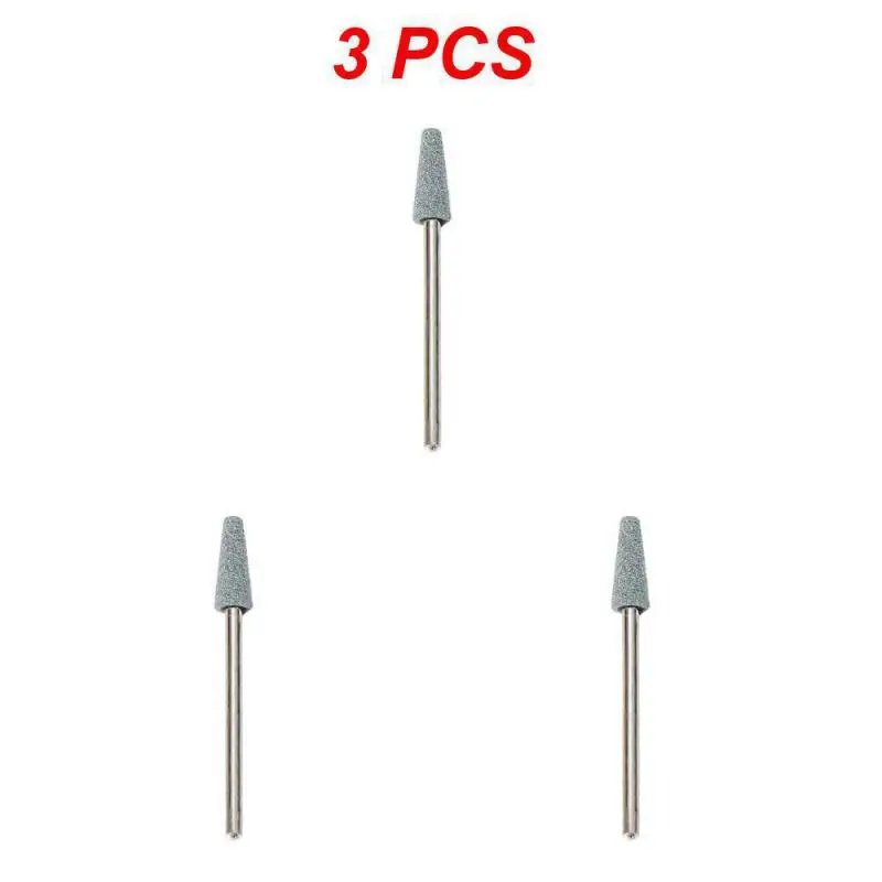 1/3/5PCS Type Corundum Nail Drill Milling Cutter Ceramic Stones Bits Electric Files Manicure Machine Equipment Nail Tools