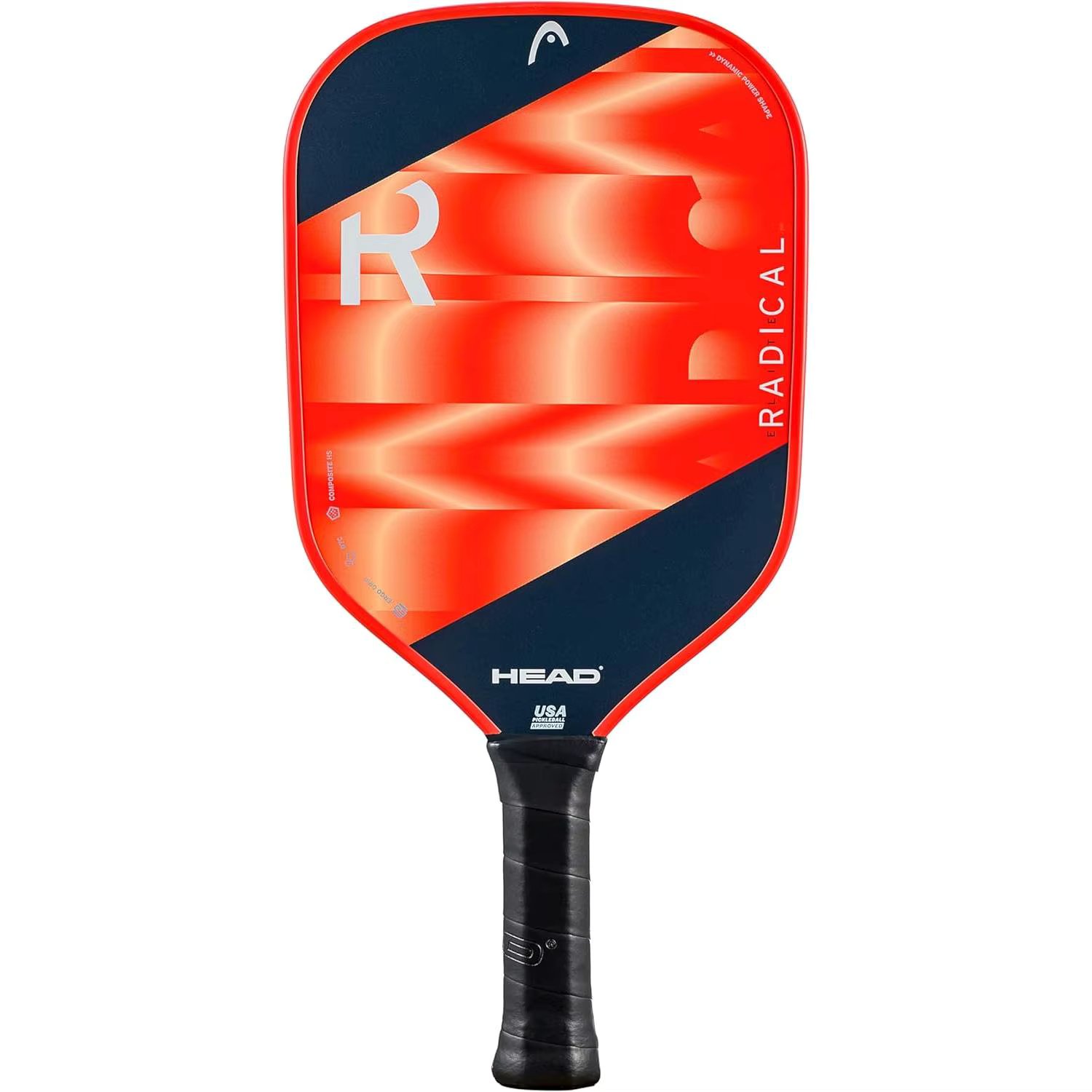 Adult Unisex Fiberglass Eat Radical Pickleball Head Racket, Honeycomb Polymer and Comfortable Grip